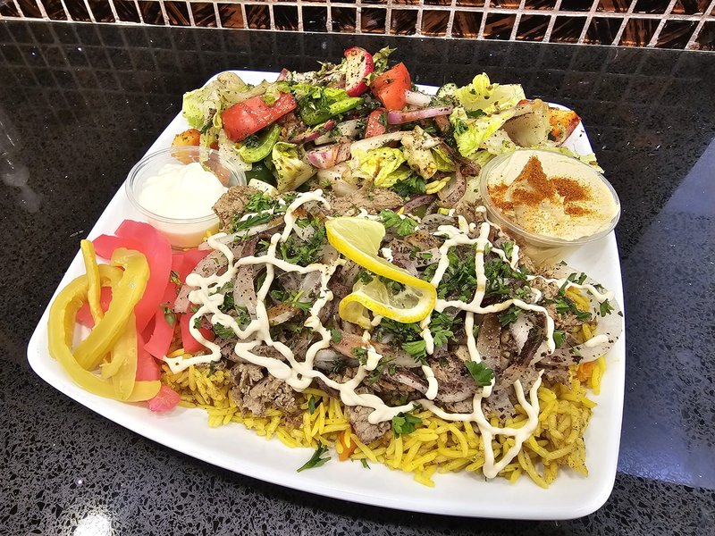 Beef Shawarma Platter